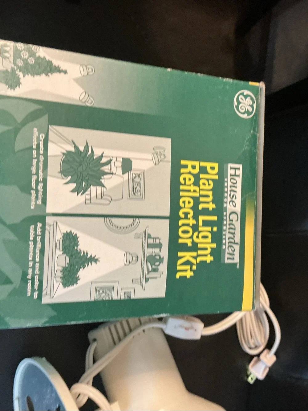 New vintage ge house garden indoor lighting plant reflector kit works